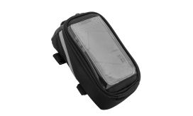 Velofon, Geantă RPET suport telefon mobil, pentru bicicletă, negru