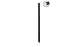 Gemcil, pix cu piatră strălucitoare, alb