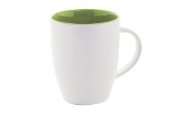 Maia, Cană, verde lime deschis/alb