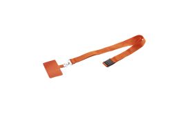 Revent Call, lanyard RPET pentru telefon mobil, portocaliu