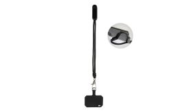 CuffStand, Brățară suport pentru telefon mobil, RPET, negru