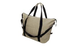 Rebyss Travel, geantă de voiaj din pânză reciclat, bej