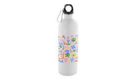 Pressuto XL, sticlă din oțel inoxidabil reciclat, alb