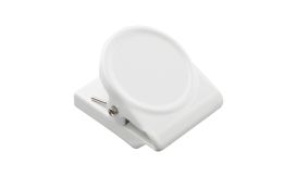 MagNote, magnet de frigider și clip, alb