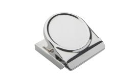 MagNote, magnet de frigider și clip, argintiu