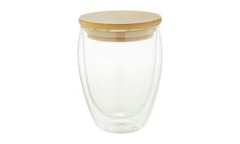 Bondina M, pahar termic din sticla, transparent/natural