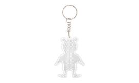 Safebear, breloc reflectorizant, alb