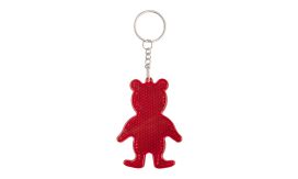 Safebear, breloc reflectorizant, roșu