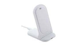 Rewolt, suport telefon cu încărcător wireless RABS, alb