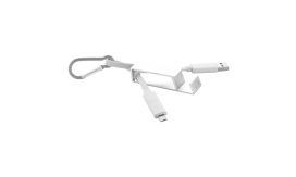 Cappy, cablu USB, argintiu