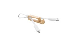 Boppy, cablu USB, alb/natural
