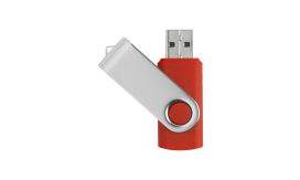 TwistDrive, unitate flash USB, roșu