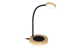 SipLight, Lampă de masă cu dispozitiv încălzire cană, natural/negru