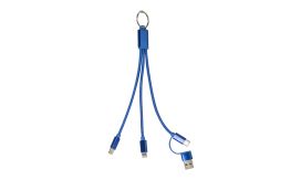 Rafob, breloc cu cablu de încărcare USB, albastru