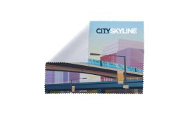 Dioptry XL RPET, lavetă ochelari, alb