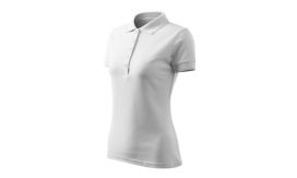 Pique Polo Free, Tricou polo pentru damă, alb