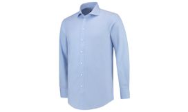 Fitted Stretch Shirt, Cămaşă pentru bărbaţi, blue
