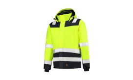 Midi Parka High Vis Bicolor, Jachetă de lucru unisex, galben reflectorizat