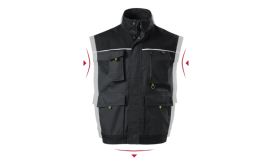 Ranger, Vestă de lucru pentru bărbaţi, ebony gray