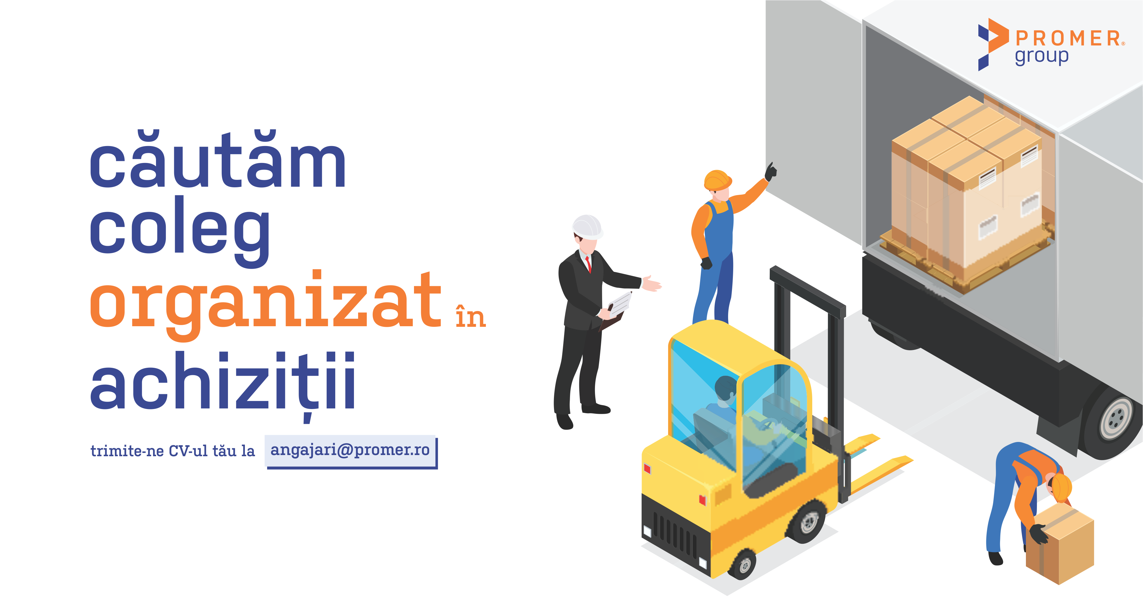 Căutăm coleg organizat în achiziții