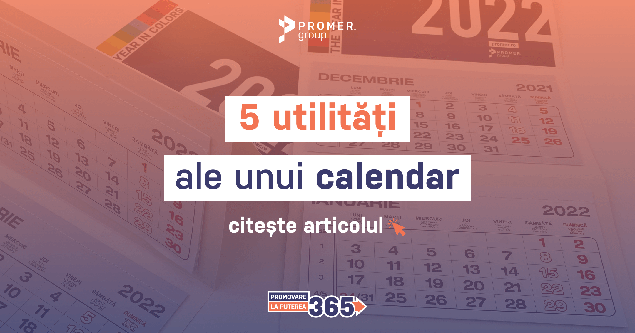 5 utilități ale unui calendar
