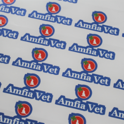 Etichete autocolant decupate la formă pentru Amfia Vet