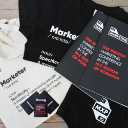 Materiale logistică eveniment The Marketing Experience